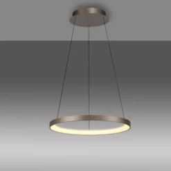 LED Pendelleuchte braun höhenverstellbar dimmbar Memoryfunktion