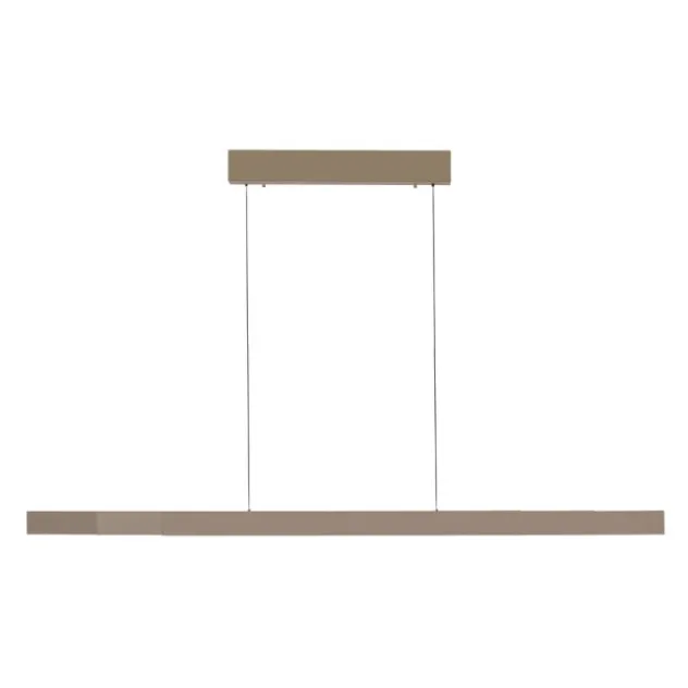 LED Pendelleuchte bronce ADRIANA SQUARE, Dimmer, ausziehbar, kalt- bis warmweiß