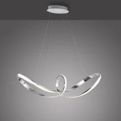 LED Pendelleuchte chrom dimmbar per Simplydim Memoryfunktion