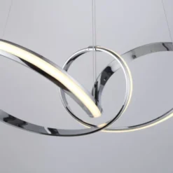 LED Pendelleuchte chrom dimmbar per Simplydim Memoryfunktion