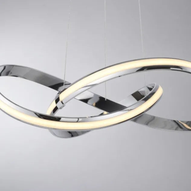 LED Pendelleuchte chrom dimmbar Memoryfunktion modern