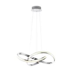 LED Pendelleuchte chrom dimmbar Memoryfunktion modern