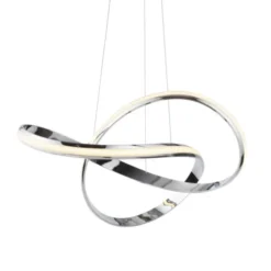 LED Pendelleuchte chrom dimmbar Memoryfunktion modern
