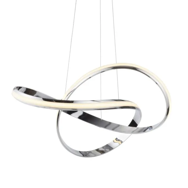 LED Pendelleuchte chrom dimmbar Memoryfunktion modern