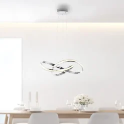 LED Pendelleuchte chrom dimmbar Memoryfunktion modern
