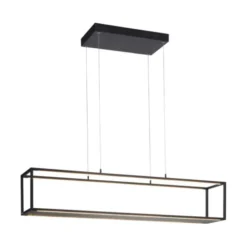 LED Pendelleuchte Conni, schwarz, 4-flammig, dimmer, Innenleuchte