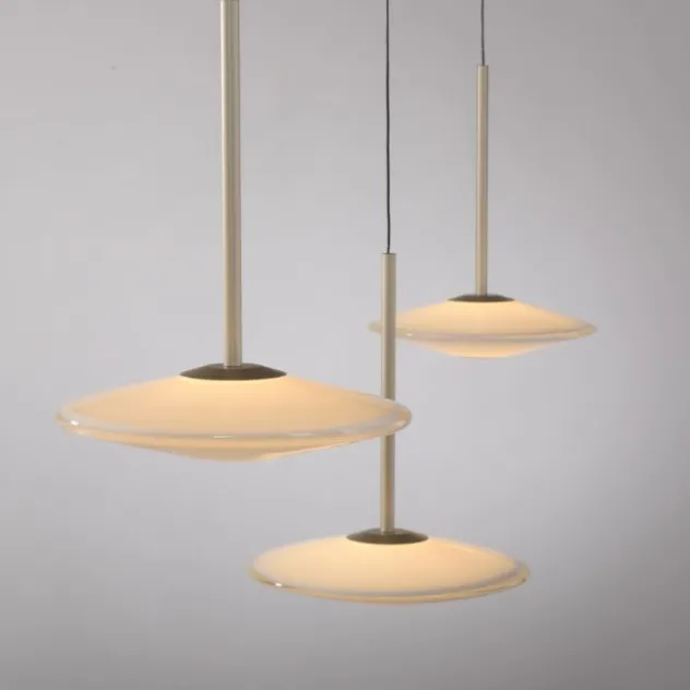 LED Pendelleuchte ELIPSA, bronce, Tronicdimmer, Comfort-Lift