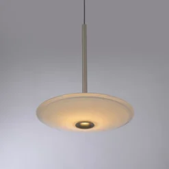 LED Pendelleuchte ELIPSA, bronce, Tronicdimmer Comfort-Lift
