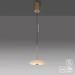 LED Pendelleuchte ELIPSA, bronce, Tronicdimmer Comfort-Lift