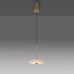 LED Pendelleuchte ELIPSA, bronce, Tronicdimmer Comfort-Lift