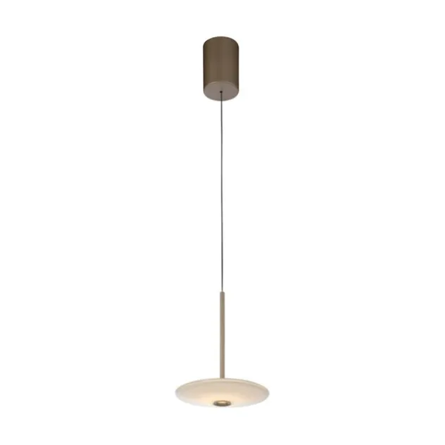 LED Pendelleuchte ELIPSA, bronce, Tronicdimmer Comfort-Lift