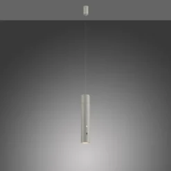 LED Pendelleuchte greige höhenverstellbar magnetischer Kopf Akku