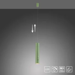 LED Pendelleuchte grün höhenverstellbar magnetischer Kopf Akku