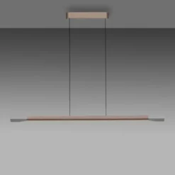 LED Pendelleuchte HOOP Kaffee Farbe dimmbar höhenverstellbar per Lift