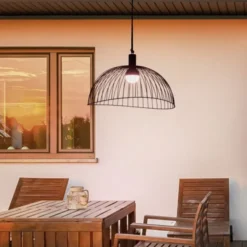 LED Pendelleuchte, inkl. Fernbedienung, dimmbar, modern, RGB Farbwechsel