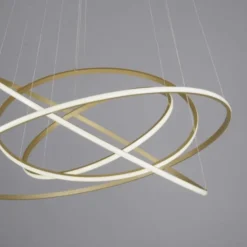 LED Pendelleuchte messing matt höhenverstellbar CCT dimmbar
