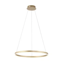LED Pendelleuchte messing matt rund Ø60cm dimmbar Switchmo warmweiß