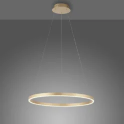 LED Pendelleuchte messing matt rund Ø60cm dimmbar Switchmo warmweiß