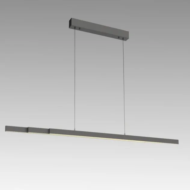 LED Pendelleuchte mit Comfort Lift, anthrazit, höhenverstellbar, ausziehbar