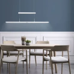 LED-Pendelleuchte, modern, höhenverstellbar, Sensordimmer, CCT
