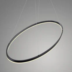 LED Pendelleuchte oval 56x56 anthrazit dimmbar Memoryfunktion