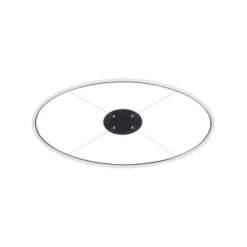 LED Pendelleuchte oval 40x40 anthrazit dimmbar Memoryfunktion