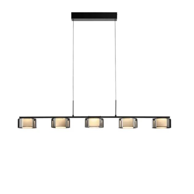 LED Pendelleuchte RIKA schwarz dimmbar höhenverstellbar Memoryfunktion