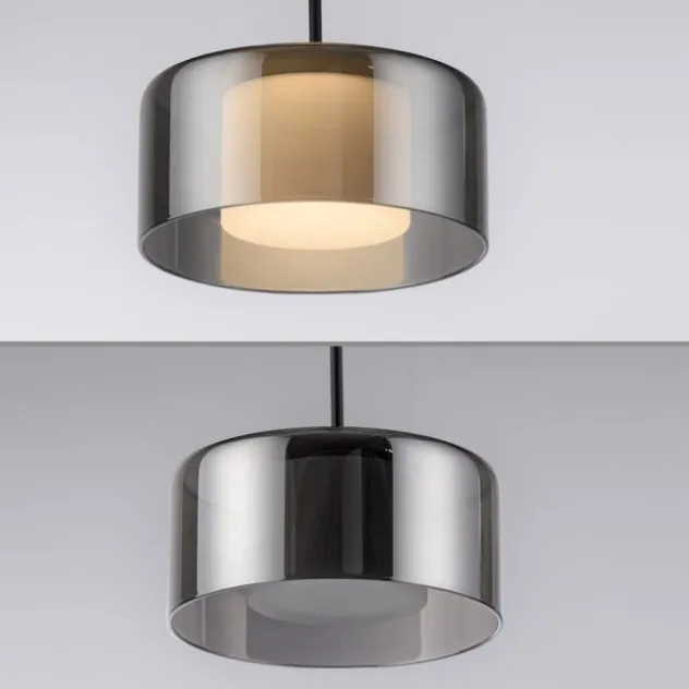 LED Pendelleuchte RIKA schwarz dimmbar höhenverstellbar Memoryfunktion