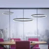 LED Pendelleuchte, rund, anthrazit, Ø 80cm, dimmbar, modern, warmweiß