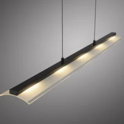 LED Pendelleuchte schwarz Comfor Lift höhenverstellbar dimmbar