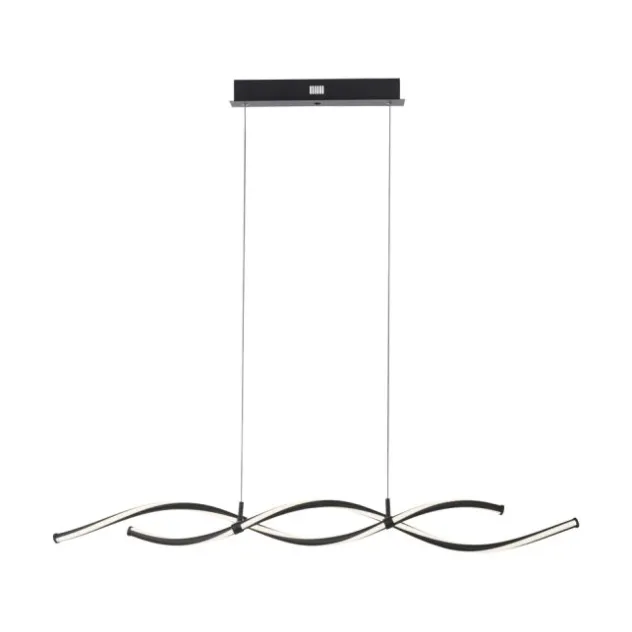 LED Pendelleuchte schwarz dimmbar per Fernbedienung Memoryfunktion CCT