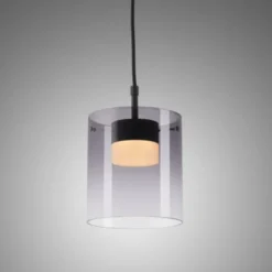 LED Pendelleuchte schwarz 1-flammig dimmbar in 3 Stufen Esszimmer
