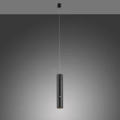 LED Pendelleuchte schwarz höhenverstellbar magnetischer Kopf Akku