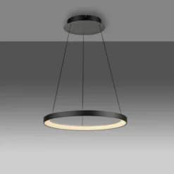 LED Pendelleuchte schwarz höhenverstellbar dimmbar Memoryfunktion