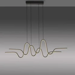 LED Pendelleuchte schwarz höhenverstellbar dimmbar in 3 Stufen
