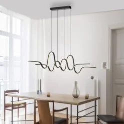 LED Pendelleuchte schwarz höhenverstellbar dimmbar in 3 Stufen