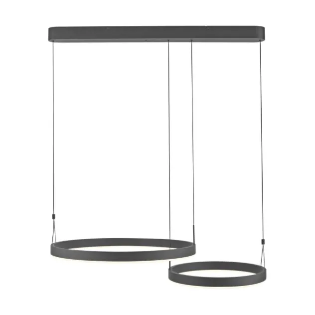 LED Pendelleuchte schwarz höhenverstellbar Fernbedienung dimmbar CCT