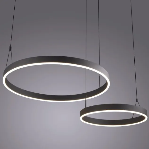 LED Pendelleuchte schwarz höhenverstellbar Fernbedienung dimmbar CCT