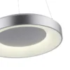 LED Pendelleuchte silber steuerbar über App dimmbar RGB+CCT