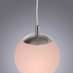 LED Pendelleuchte Smarthome D=20 silber dimmbar App Fernbedienung