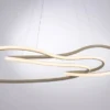 LED Pendelleuchte TWIST, sand, mit vorhandenem Schalter dimmbar, höhenverstellbar