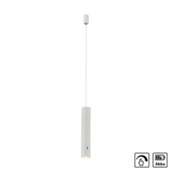 LED Pendelleuchte weiß höhenverstellbar magnetischer Kopf Akku