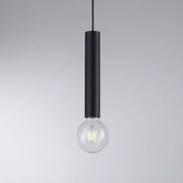 LED Pendelleuchte zeitlos schlicht schwarz Innenleuchte 3 flammige Pendellampe