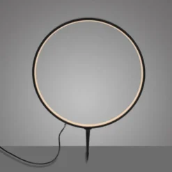 LED Spießleuchte D=50cm schwarz IP65 Schutz Timerfunktion Gartenlampe