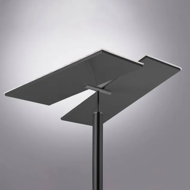 LED Stehlampe anthrazit farbig schwenkbar dimmbar Lesearm CCT Memory