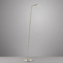 LED Stehleuchte AKKU Bente, Akkuleuchte, IP20, aufladbar, messingfarben