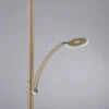 LED Stehleuchte ARTUR, sandfarben, Tastdimmer, dreh-und schwenkbar