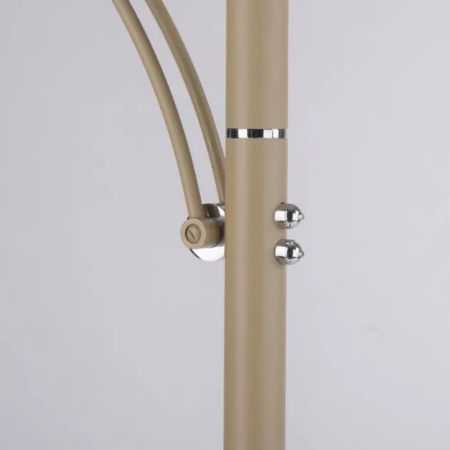 LED Stehleuchte ARTUR, sandfarben, Tastdimmer, dreh-und schwenkbar
