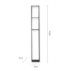 LED Stehleuchte CONNI schwarz, warmweiß, dimmbar, Innenleuchte