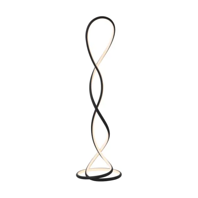 LED Stehleuchte modernes Design, TWIST, schwarz,